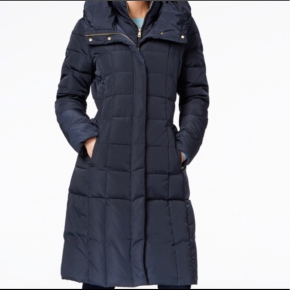 cole haan layered down puffer coat